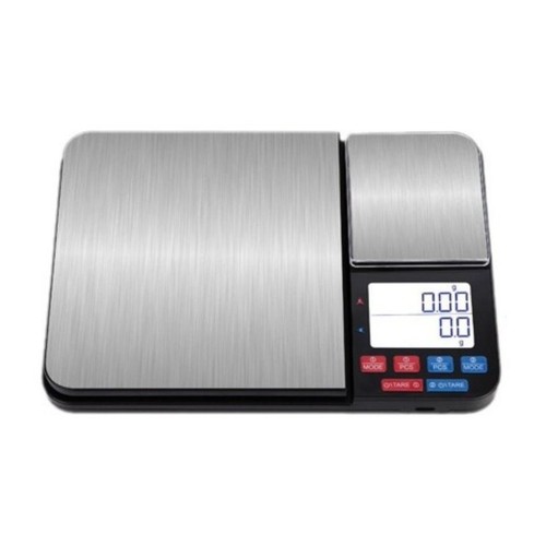 Dual range für - dual, küchenwaage