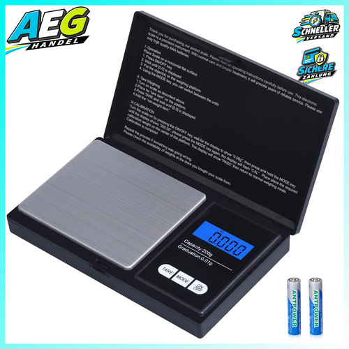 Digitale feinwaage 200g 01g - digitale,