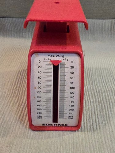 Soehnle briefwaage rot analog - soehnle,